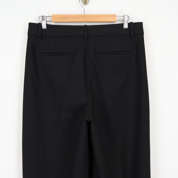 J.Crew Wide Leg Trouser Four Season Stretch Black Size 12 Tall NWT - Picture 6 of 8